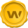 Wax coin logo