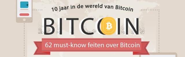 Er is zo ontzettend veel informatie beschikbaar over Bitcoin dat je soms niet weet waar je moet zoeken. Wat is nu belangrijk om te weten en wat zijn leuke feitjes om aan je vrienden of familie te vertellen? Als een echte Bitcoinfanatiekeling wil je natuurlijk wel op de hoogte zijn van de meest bekende Bitcoinfeiten. Daarom hebben wij in samenwerking met BitcoinPlay (die de originele versie heeft gecreëerd) een Nederlands infographic voor je samengesteld die een mooi overzicht geeft van de 62 mustknown-feite