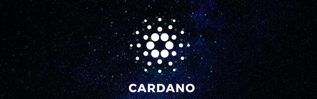 Cardano coin achtergrond