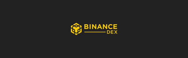 Binance decentralized exchange achtergrond logo