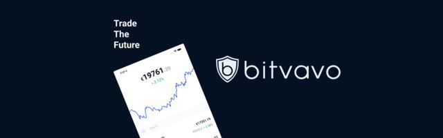 Mobiele app van de Bitvavo Exchange