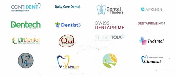 Dentacoin DCN Partners en hun logo's