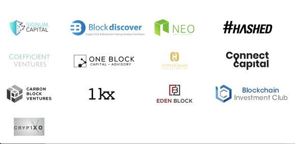 Partners TomoChain (Signum Capital, BlockDiscover, NEO, Hashed, Coefficient Ventures, One Block, Hyperchain, Connect Capital, Carbon Block Ventures, 1kx, EdenBlock, Blockchain Investment Club, Cryp1XO)