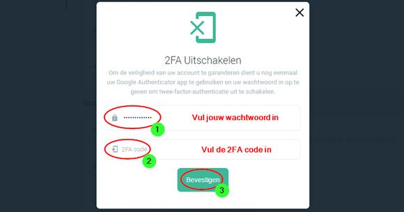 Tweestapsverificatie uitschakelen 1