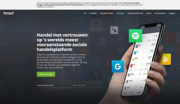 eToro home