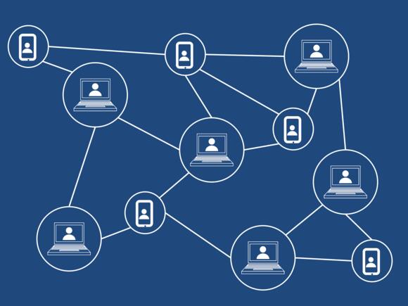 Blockchain grafiek