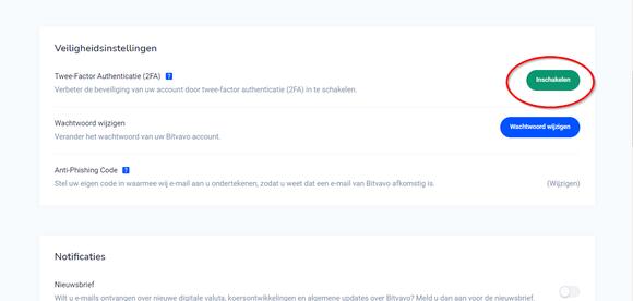 Cryptocurrency beveiligen op Bitvavo