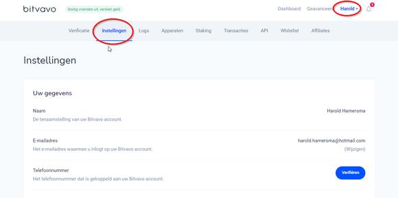 Cryptocurrency beveiligen op Bitvavo