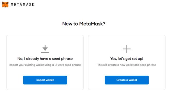 MetaMask import wallet