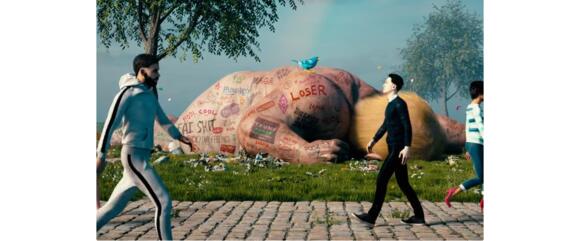 Screenshot van Beeple's NFT