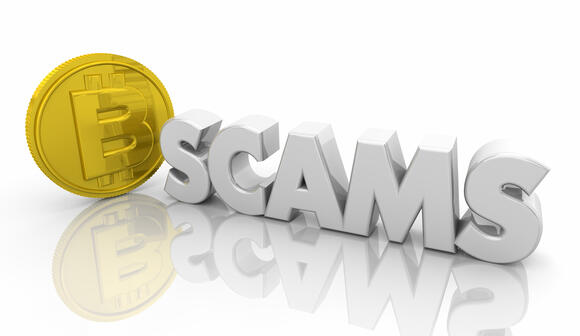 Bitcoin en het woord 'scams'