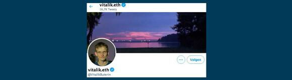 twitter account Vitalik Buterin
