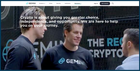Screenshot site Gemini