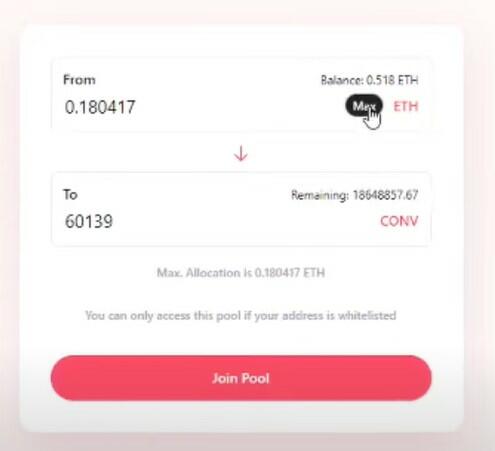Join Pool polkastarter