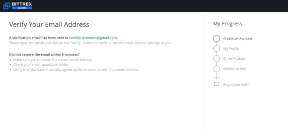 E-mail adres registreren