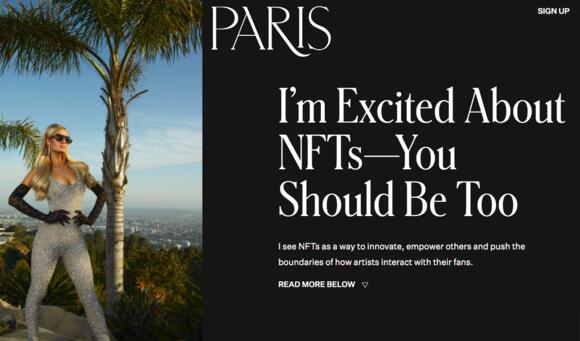 Paris Hilton NFT