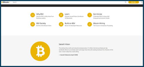 site bitcoinsv.com