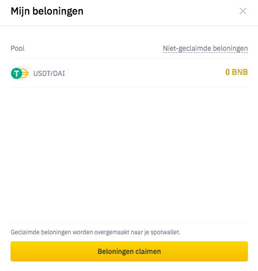 Binance Liquid Swap - Rewards