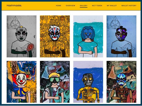 Hashmasks NFT art