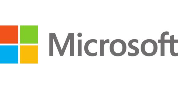 Het logo van Microsoft
