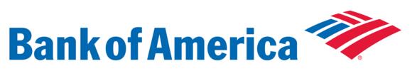 Het logo van Bank of America