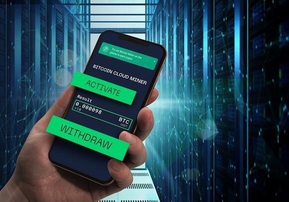 Mining in de StormGain-app