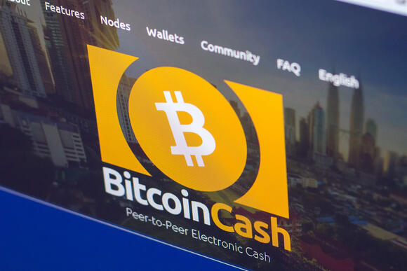 De website van Bitcoin Cash (BCH)