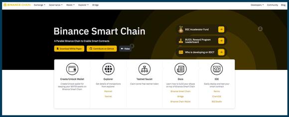 site van binance smart chain