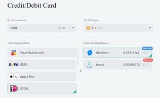 Screenshot crypto aanschaffen op KuCoin