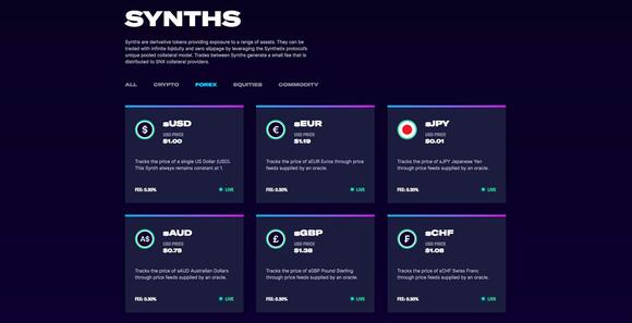 synths forex