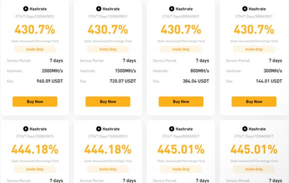 ByBit cloud mining service
