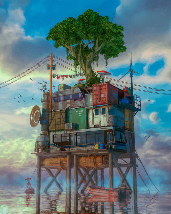 Ocean Front - Beeple