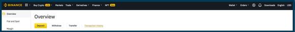 Binance deposit crypto
