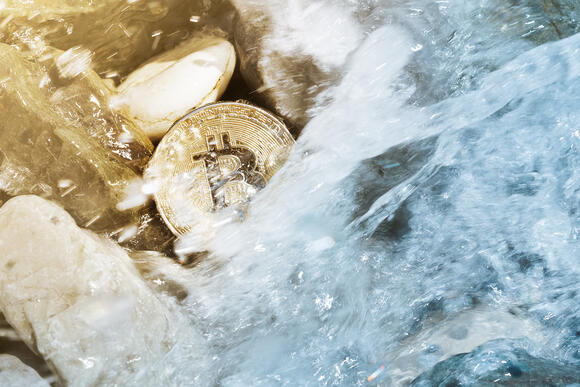 Bitcoin water wassen