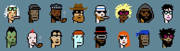 Overzicht aantal CryptoPunks