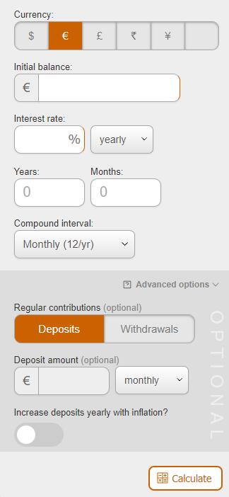 compounding interest calculator crypto