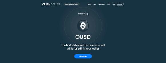 Origin USD stable coin (OUSD)
