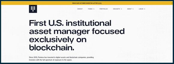Pantera Capital site