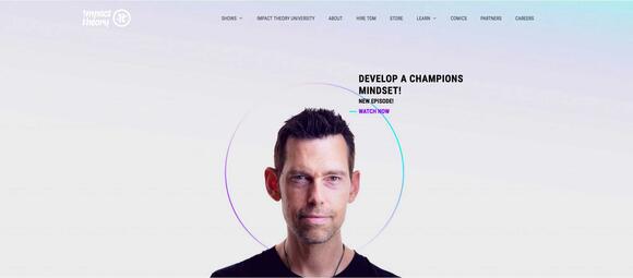 Tom Bilyeu, sit Impact Theory