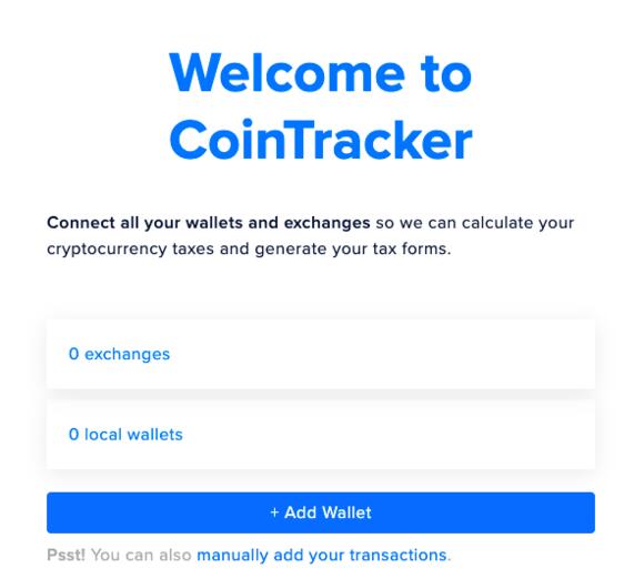 CoinTracker exchange en wallet connect