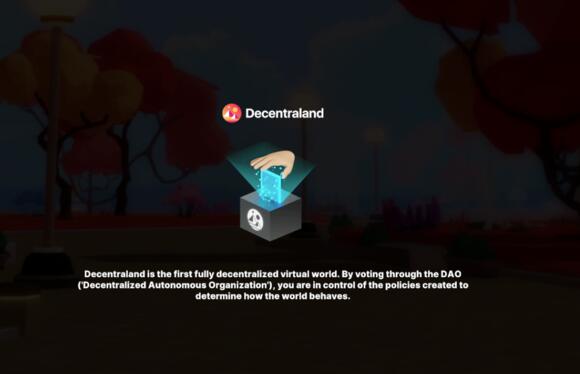 Decentraland aanmeld