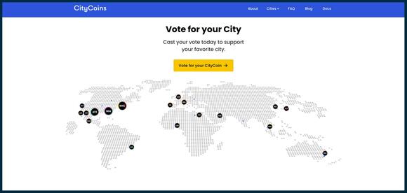 CityCoins Map