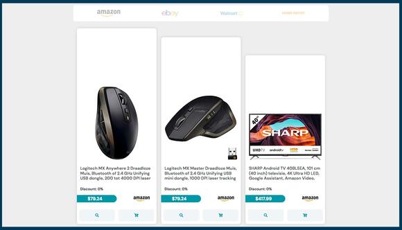 Shopping Amazon site
