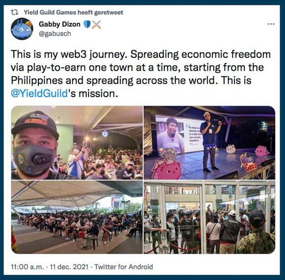 Tweet founder YGG