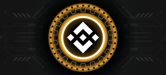 Binance logo tandwiel