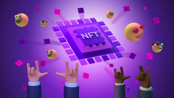 NFT cheering crowd