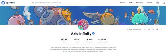 Axie Infinity OpenSea
