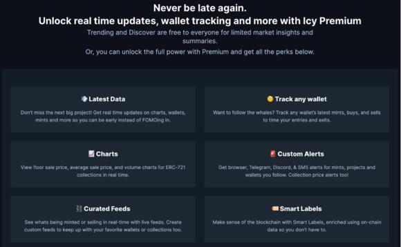Icy.tools premium membership
