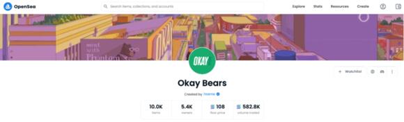 Okay Bears OpenSea