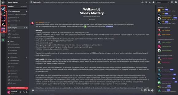 Money Mastery Discord server screenshot